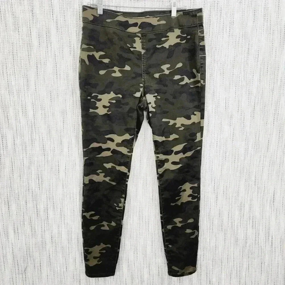 New York & Company Camo Legging Size L Women's High Waist Pull on Elastic Waist - Picture 1 of 7